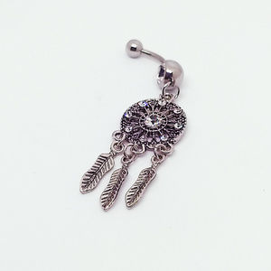 Jewelry - NAVEL RING - DREAMCATCHER Cute Rhinestone Jewelry Jewelry - NAVEL RING - DREAMCATCHER Cute Rhinestone Jewelry